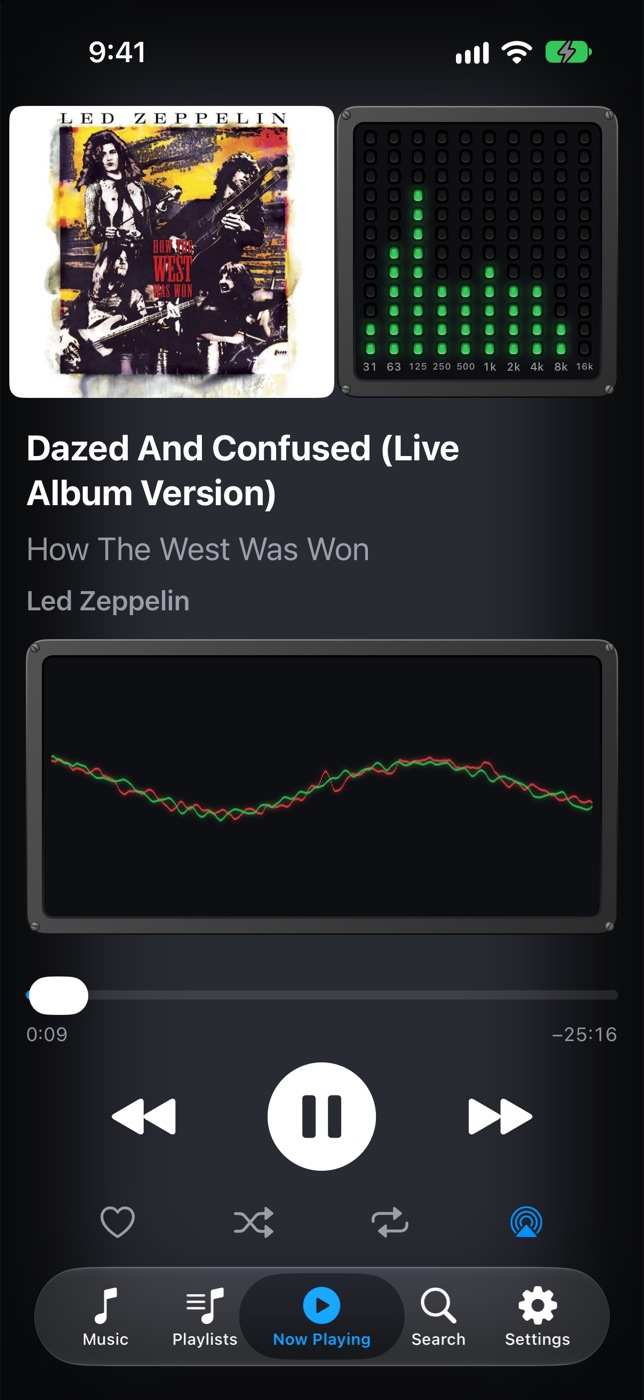 Now Playing: Dazed And Confused (Live Album Version) from How The West Was Won